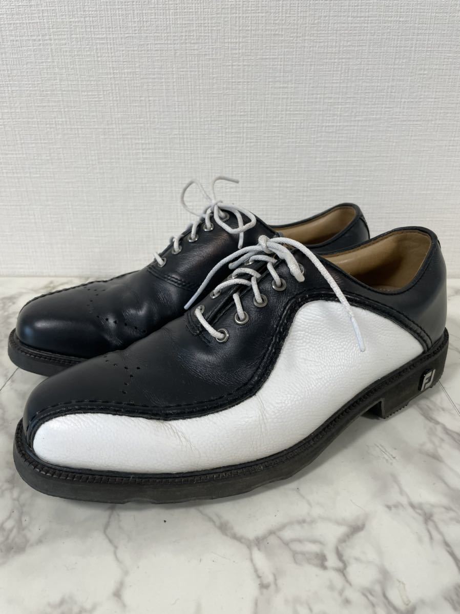  подлинный товар шедевр FOOTJOY foot Joy ICON Icon MYJOYS мой Joy zOPTI FLEX2 FJ туфли для гольфа кожа обувь кожа обувь 24.0cm