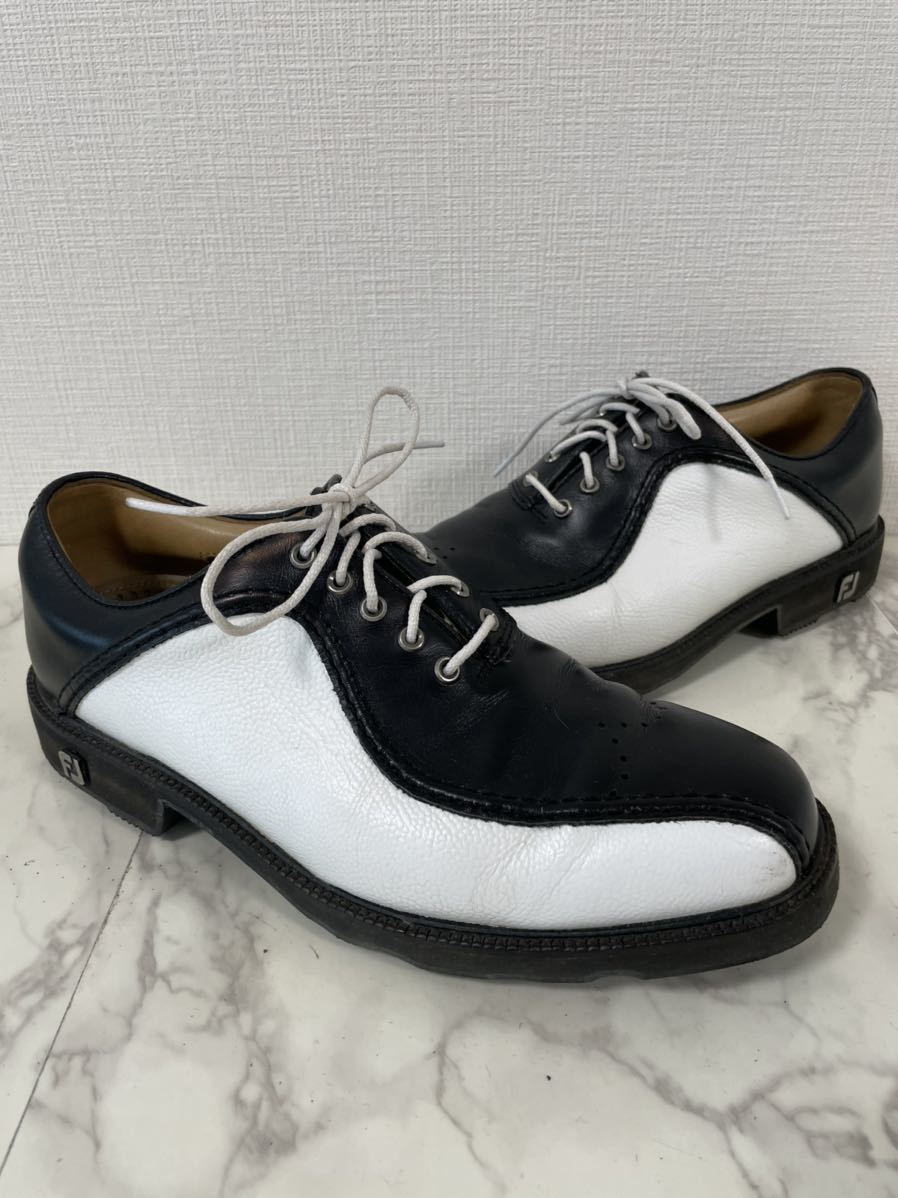  подлинный товар шедевр FOOTJOY foot Joy ICON Icon MYJOYS мой Joy zOPTI FLEX2 FJ туфли для гольфа кожа обувь кожа обувь 24.0cm