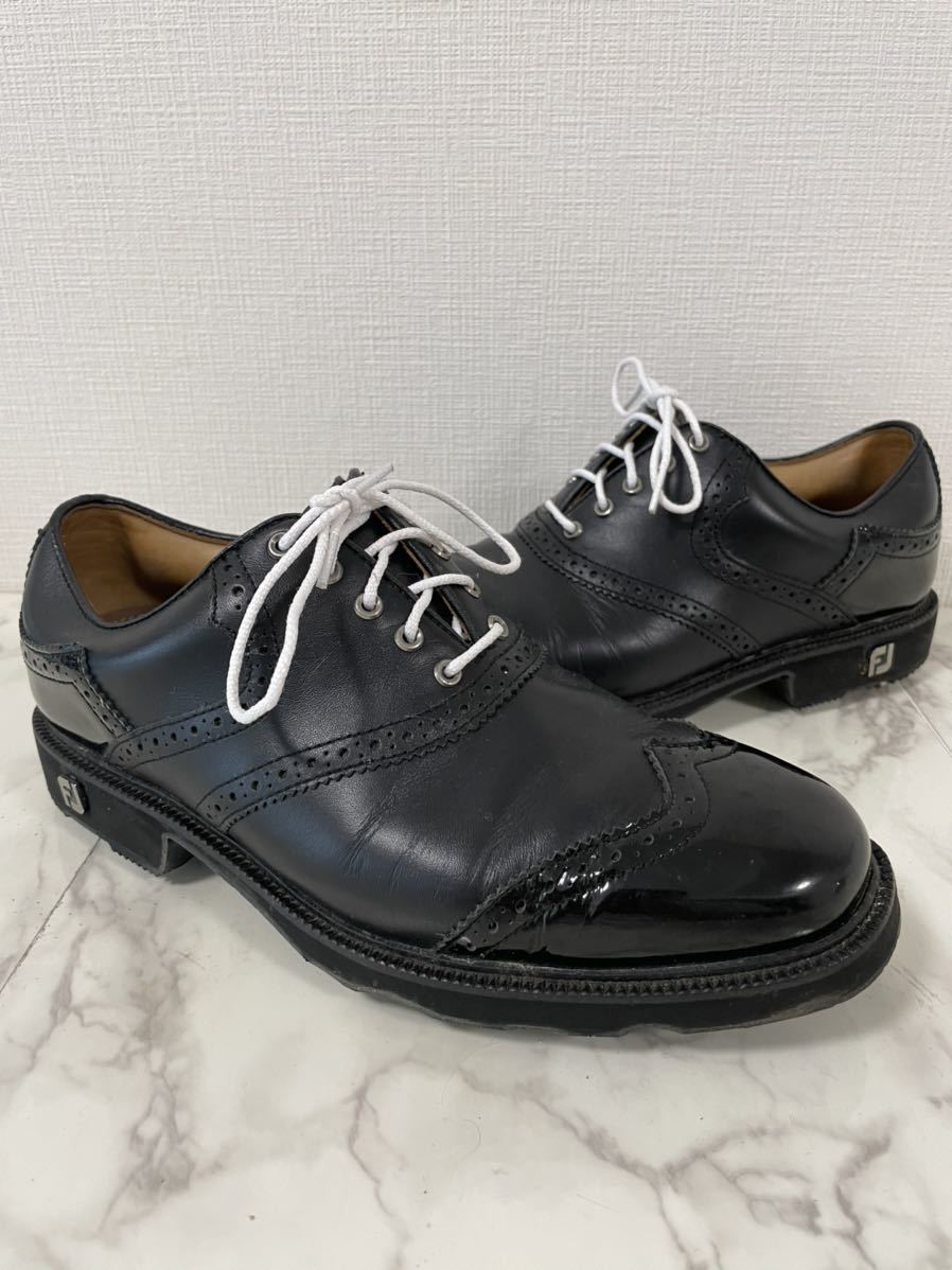 FOOTJOY foot Joy ICON Icon MYJOYS мой Joy zOPTI FLEX2 FJ Wing chip туфли для гольфа кожа обувь кожа обувь 24.0cm