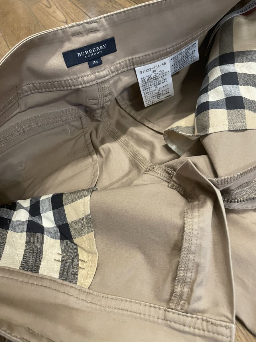 名作 本物 高級 BURBERRY LONDON バーバリーロンドン 麻 リネン