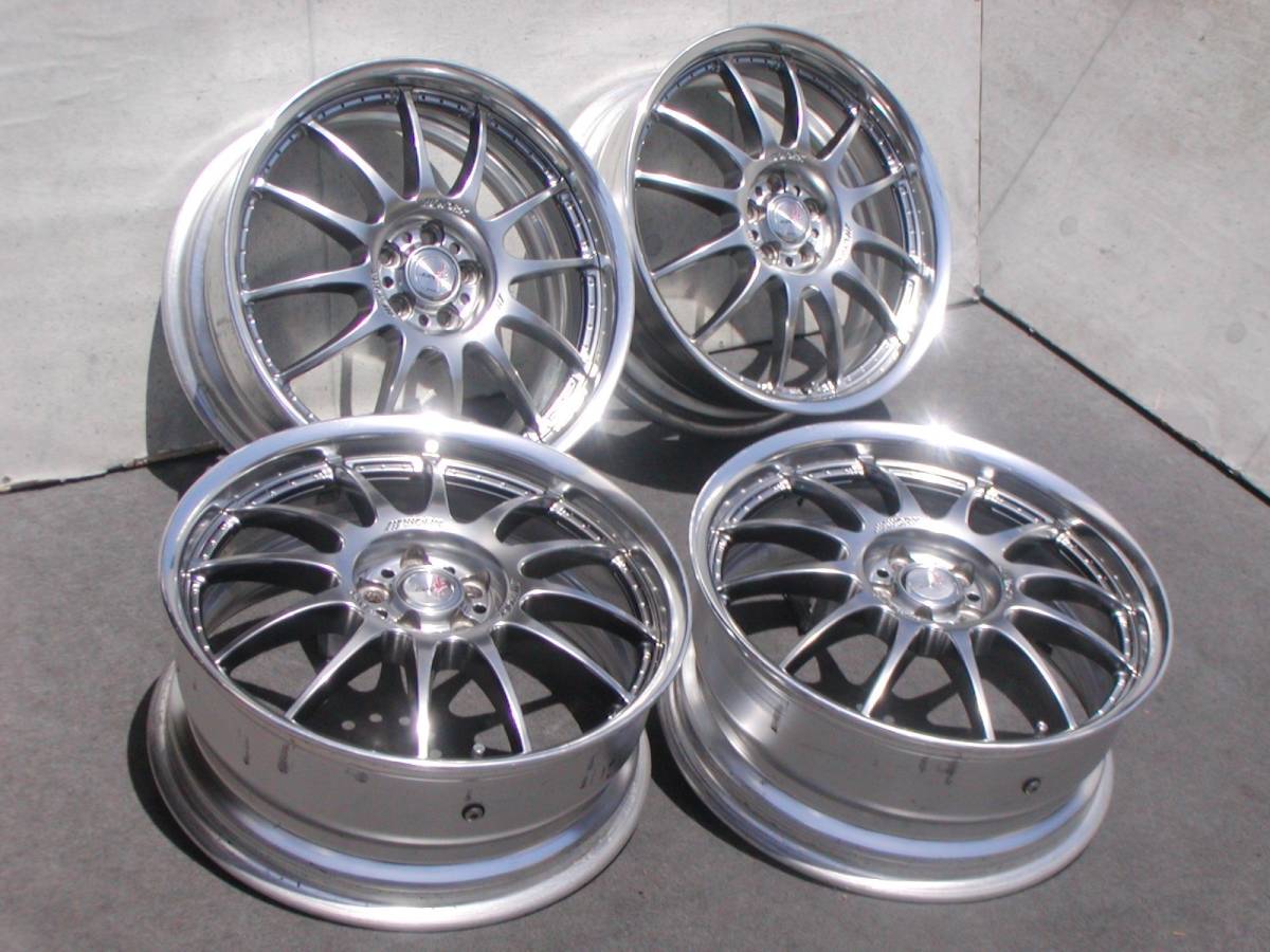 希少サイズ WORK XSA 戦 02C 7.5J +53 100-5H プリウス 86 BRZ ウィッシュ レガシィ インプレッサ フォレスター セリカ BBS LM TE37 CE28 _貴重サイズ　戦　02Ｃ　ＰＣＤ100