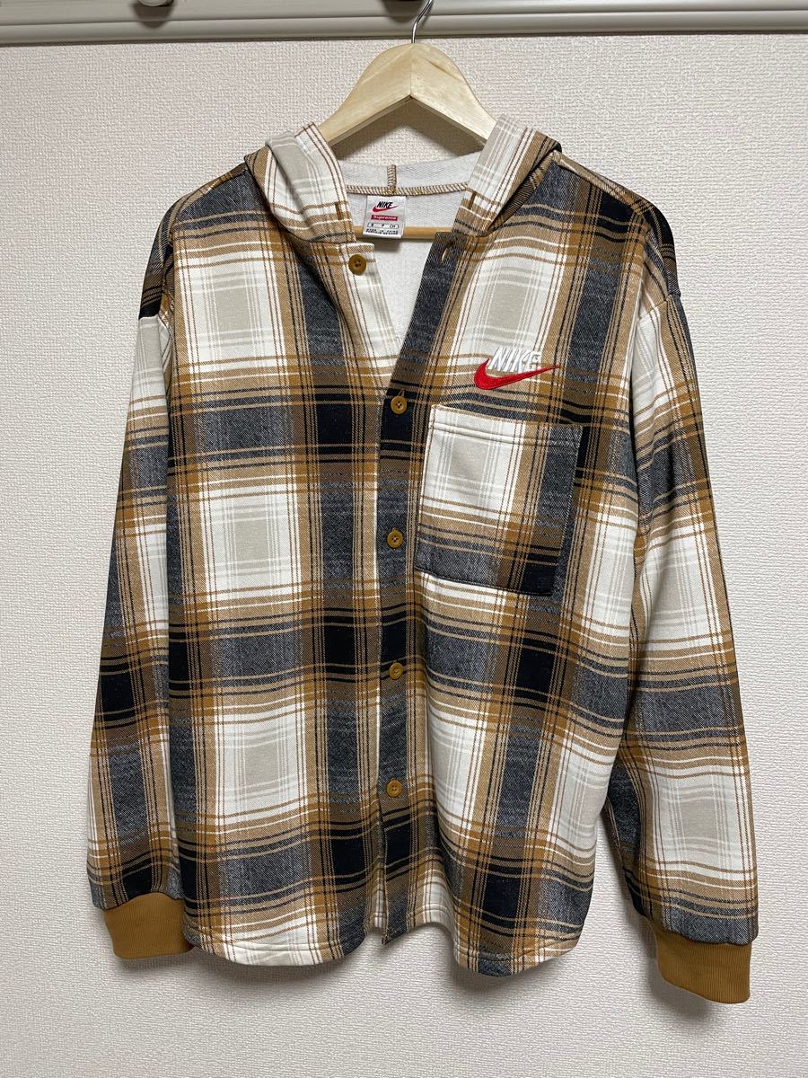 きありがと Supreme - Nike ナイキ Plaid Hooded Sweatshirt パーカー の通販 by ばかうけ