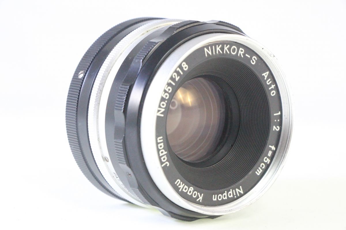 動作保証・点検済】良品☆ニコン Nikon NIKKOR-S Auto 5cm F2☆pat