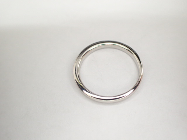 美品 銀座ダイヤモンドシライシ Pt950 ダイヤ計0.15ct ハーフ