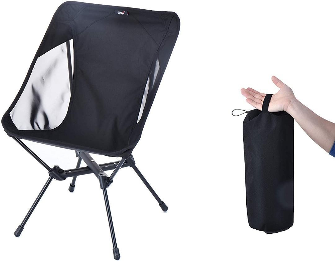 アウトドアチェア キャンプ椅子 カラー: 黑