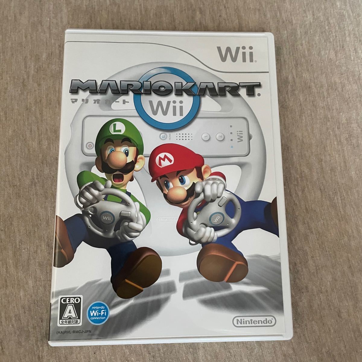 マリオカートWii ＋ ハンドル 3個セット