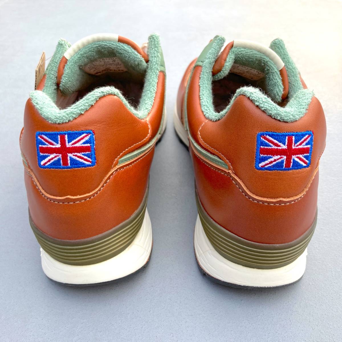 The Royal Oak English Pub Pack New Balance M576TRO UK製 US8.5 26.5cm Brown ブラウン オールレザー NB スニーカー Made In England_画像4