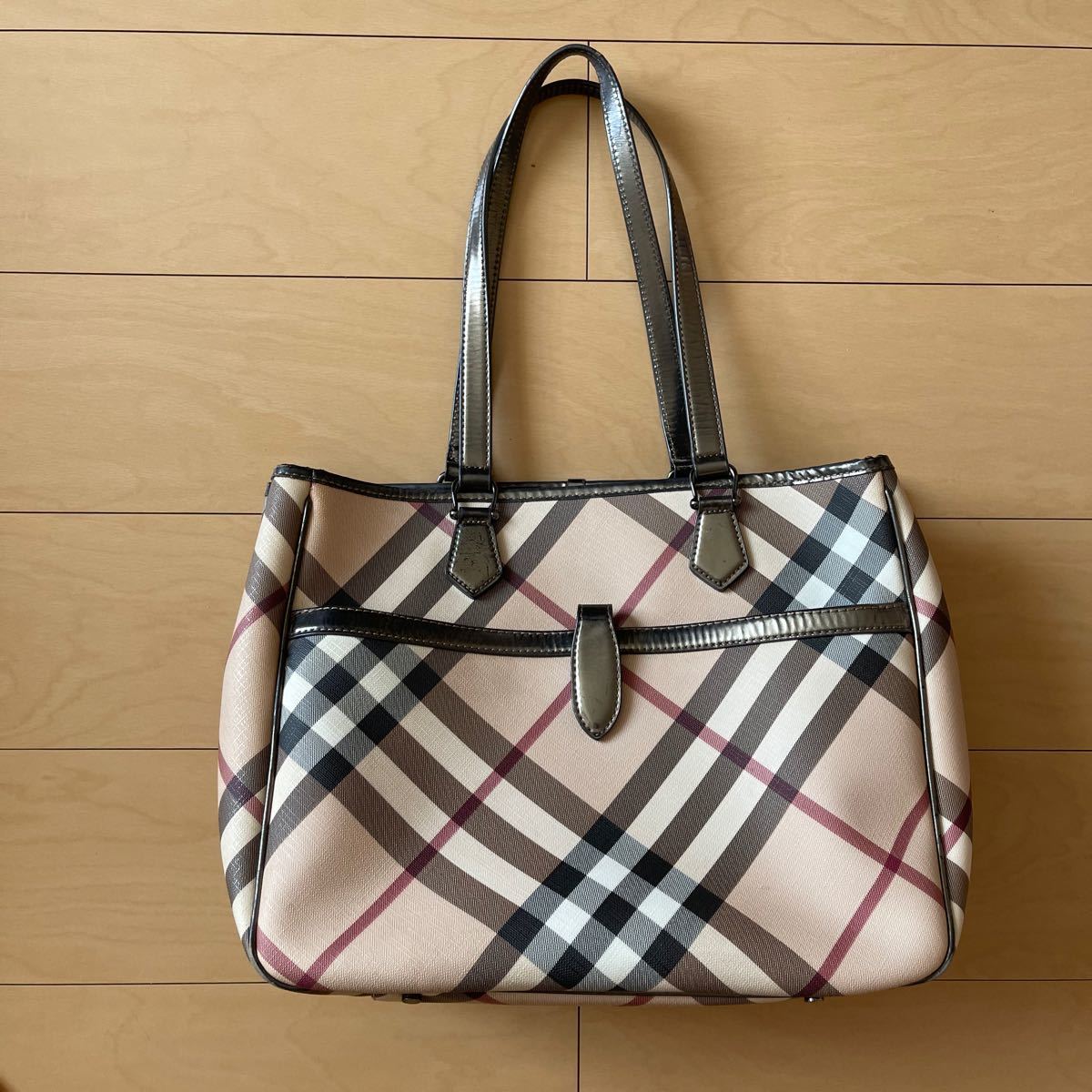 バーバリー BURBERRY ノバチェック ショルダーバッグ トートバッグ