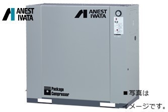 【メーカー再生品】 3馬力 アネスト岩田 コンプレッサー CLP22EF-14 圧力開閉器式 給油式 中圧 50hz M5 コンプレッサー