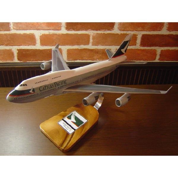 1/144 B747-400 CPA (U-HUJ) Cathay Pacific Airways model airplane private aircraft ( passenger plane ) solid model 