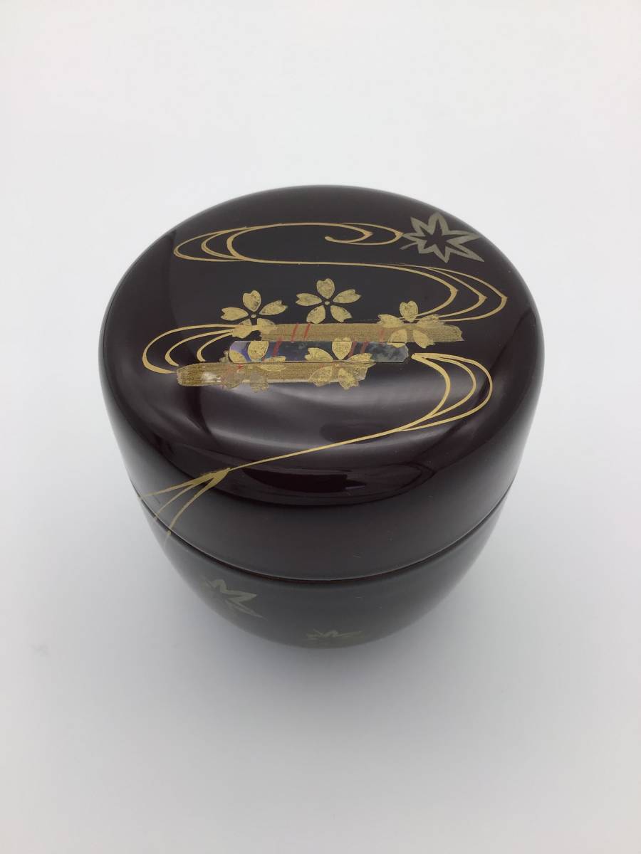 ◇◇中棗溜春秋花筏□棗中棗茶道具◇◇ | JChere雅虎拍卖代购