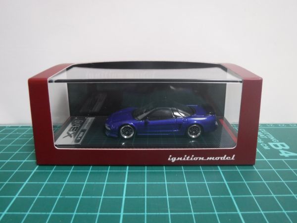 イグニッションモデル 1/64 ホンダ NSX (NA1) ブルーメタリックの画像1