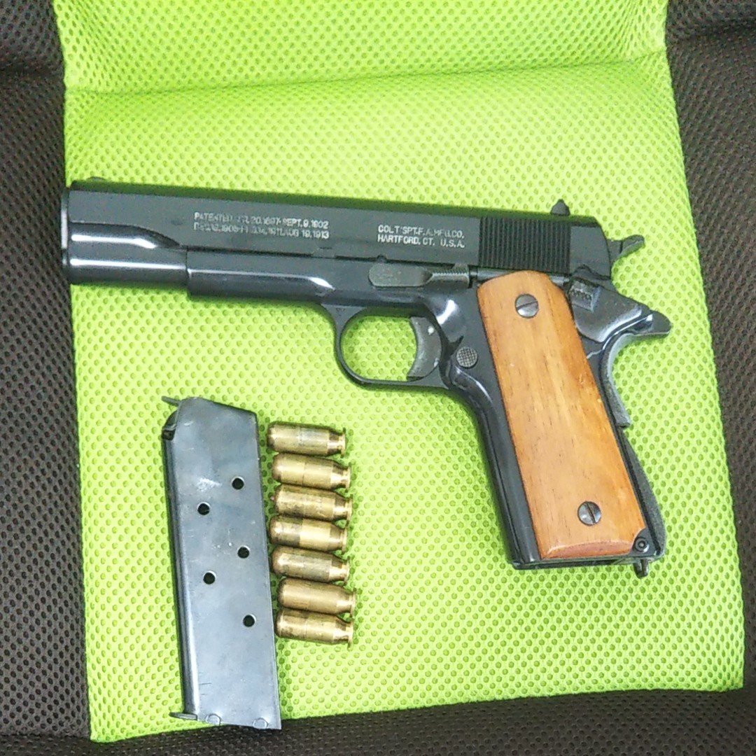 PayPayフリマ|MGC製 モデルガン M1911A1 カートリッジ7発付 コルト