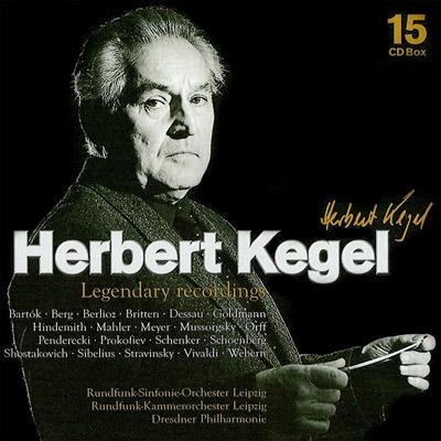 15CD ヘルベルト・ケーゲル／グレート・レジェンダリー・レコーディングスの画像1