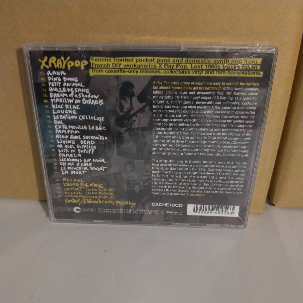 未開封新古品【CD】XRAY POP DiNG DONG SONGS 1984 1989 DIYフレンチ・ポケット・シンセ・パンクス レア音源コンピ_画像2