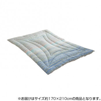 日本製 洗える 掛け布団 カバー付 セミダブルロング 超特価 大人気新品 6707210 約170×210cm a-1683030
