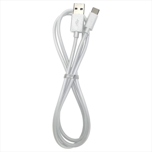 20個セット Lazos USB - Type C 5A ケーブル　ホワイト　1m L-TC5-WH1X20(l-4589452998005)