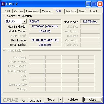 SAMSUNG (MR18R0828AN1-CK8) PC800-45 128MB ECC attaching *2 sheets set ( total 256MB)* (2)
