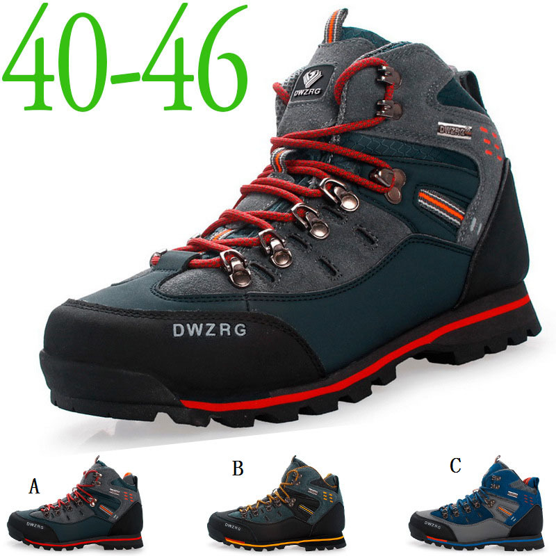  men's trekking shoes outdoor shoes high King walking mountain climbing shoes . slide for motorcycle shoes enduring abrasion is ikatto A 27.5cm