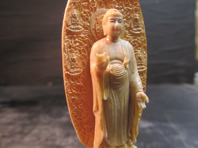 向吉悠睦の世界 観賞用仏像コレクション の一つ釈迦如来像　樹脂製　紙箱_画像5