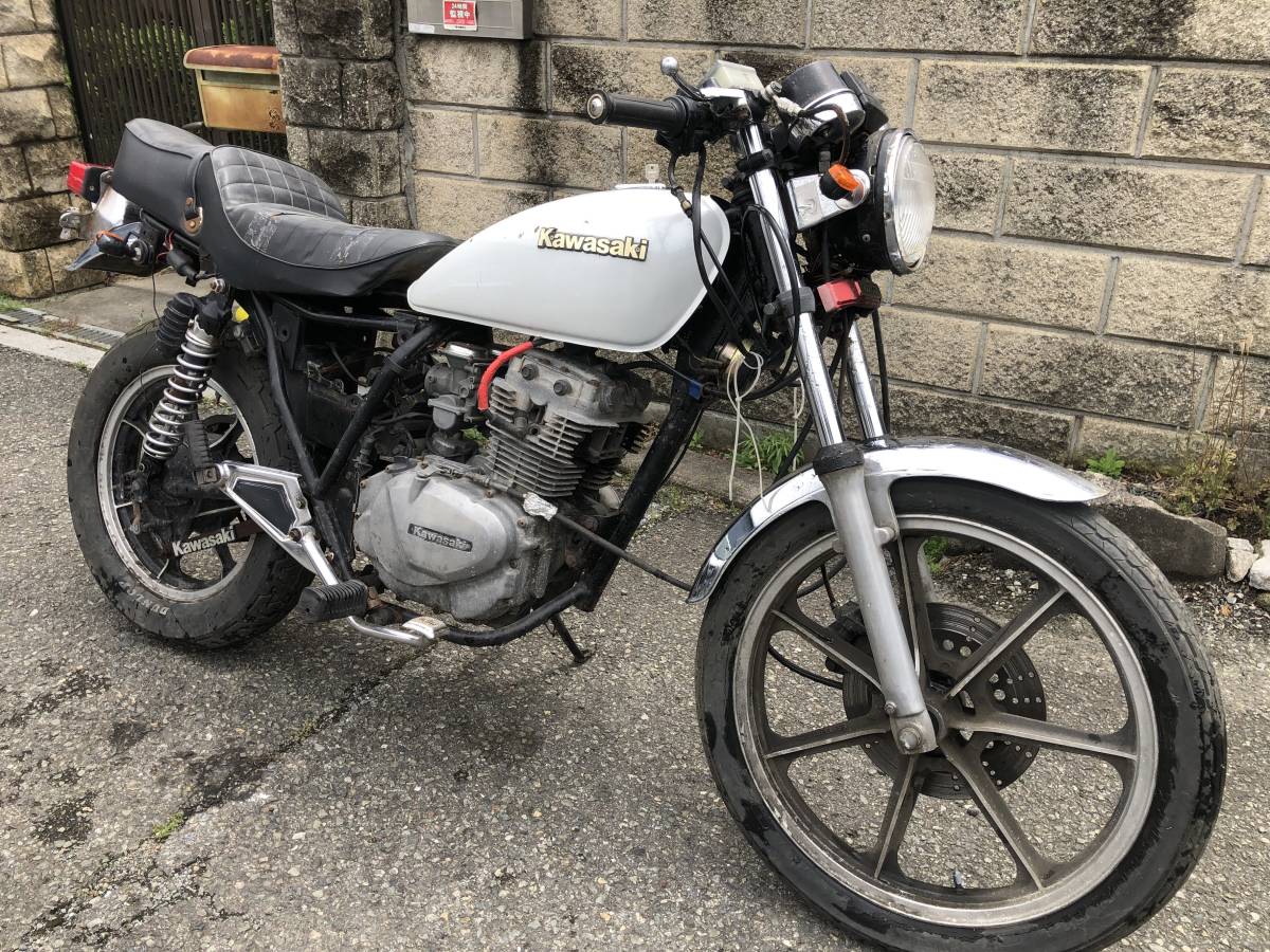 カワサキ　Z250LTD　ツイン 部品取り車_画像1