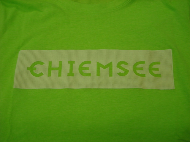 新品CHIEMSEE(キムジー)メンズTシャツOTTFRIED 13-0340 GREEN GECKO (L) ・・実物は、もう少し明るい感じです！_画像2