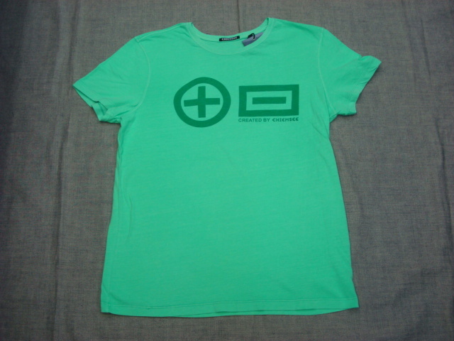 新品CHIEMSEE(キムジー)メンズTシャツSABANG 15-6340 IRISH GREEN (M) ・・実物は、もう少し黄緑ぽい感じです！