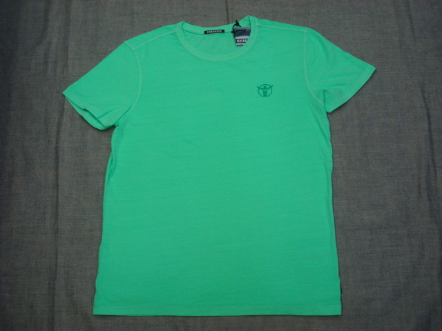 新品CHIEMSEE(キムジー)メンズTシャツSALTBURN 15-6340 IRISH GREEN (S) ・・実物は、もう少し黄緑ぽい感じです！_画像1