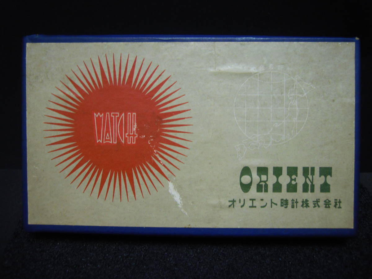 超レア 美品 当時物 昭和レトロ アンティーク 1950s ORIENT オリエント純正 腕時計箱 純正6本箱 美品 ディスプレイ 展示用 品番0306-248_画像1