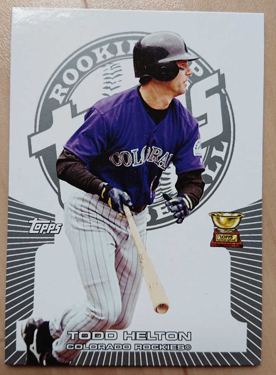 ★TODD HELTON TOPPS ROOKIE CUP BASEBALL #110 MLB メジャーリーグ 大リーグ LEGEND RC トッド ヘルトン COLORADO ROCKIES ロッキーズ_画像1