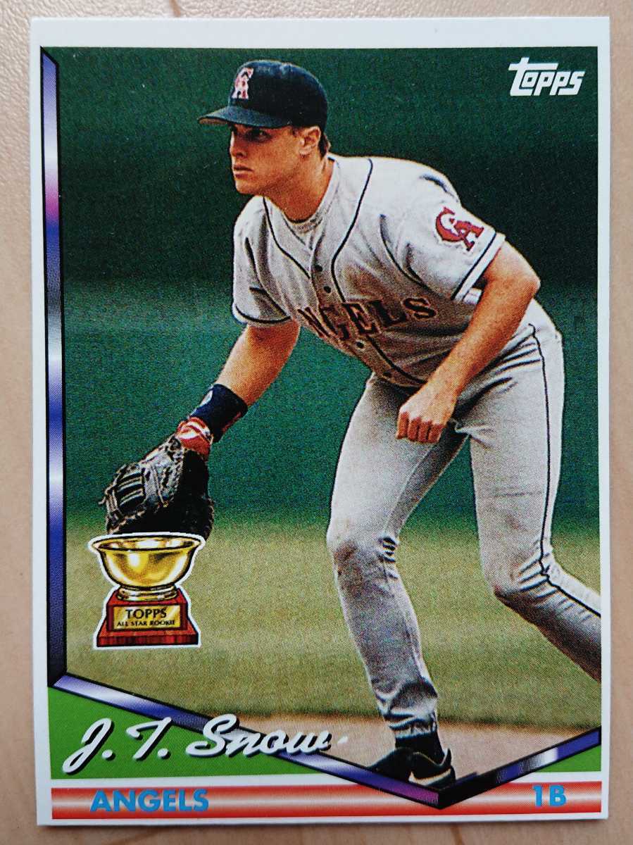 ★JT SNOW TOPPS ROOKIE CUP BASEBALL 2005 #293 MLB メジャーリーグ 大リーグ RC スノー J.T. ANGELS エンジェルス エンゼルス_画像1