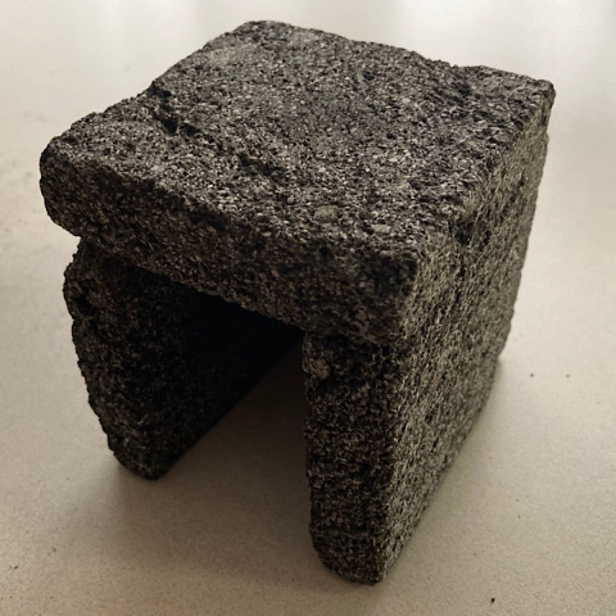 溶岩石プレート10×10cm 4枚 隠れ家 バスキング 陸地