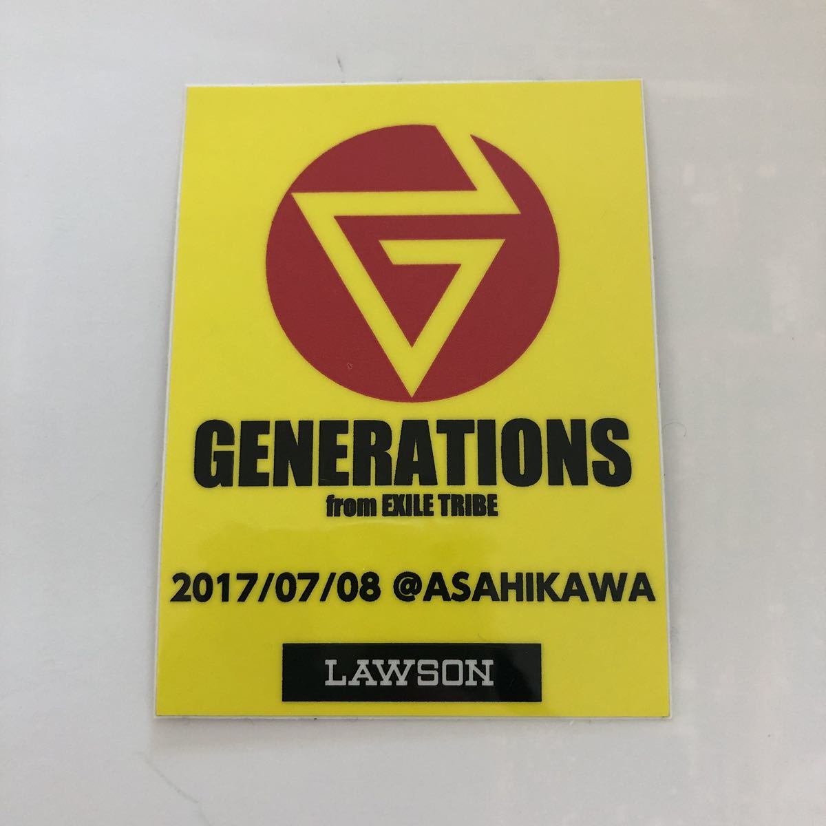 GENERATIONS ライブビューイング入場者特典ステッカー1枚_画像1