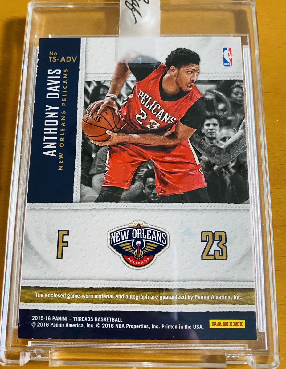 サイン 2012 -13 Panini Hoops ANTHONY DAVIS RC Auto / アンソニー