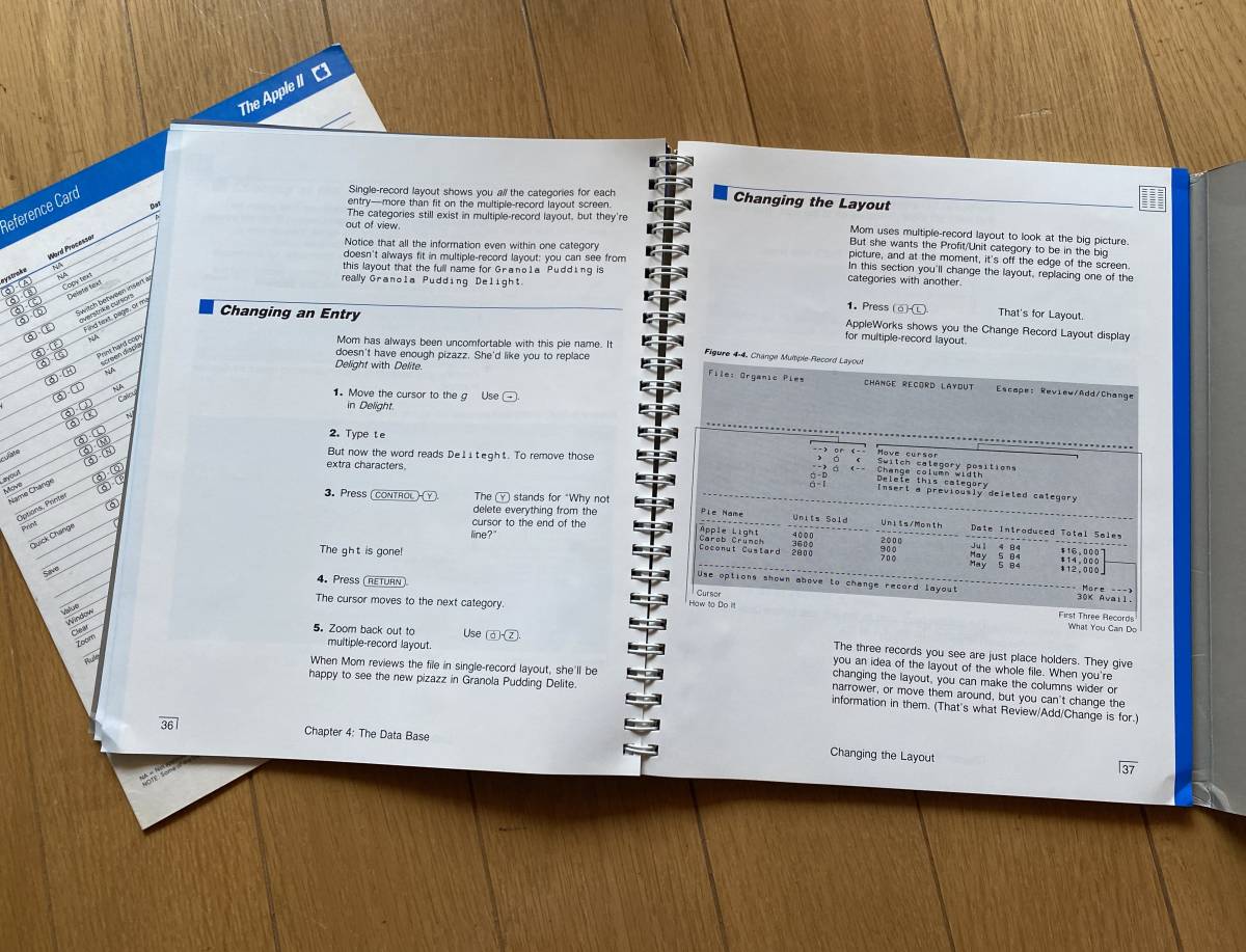 Apple II AppleWorks Tutorial & Quick Reference Card_画像5