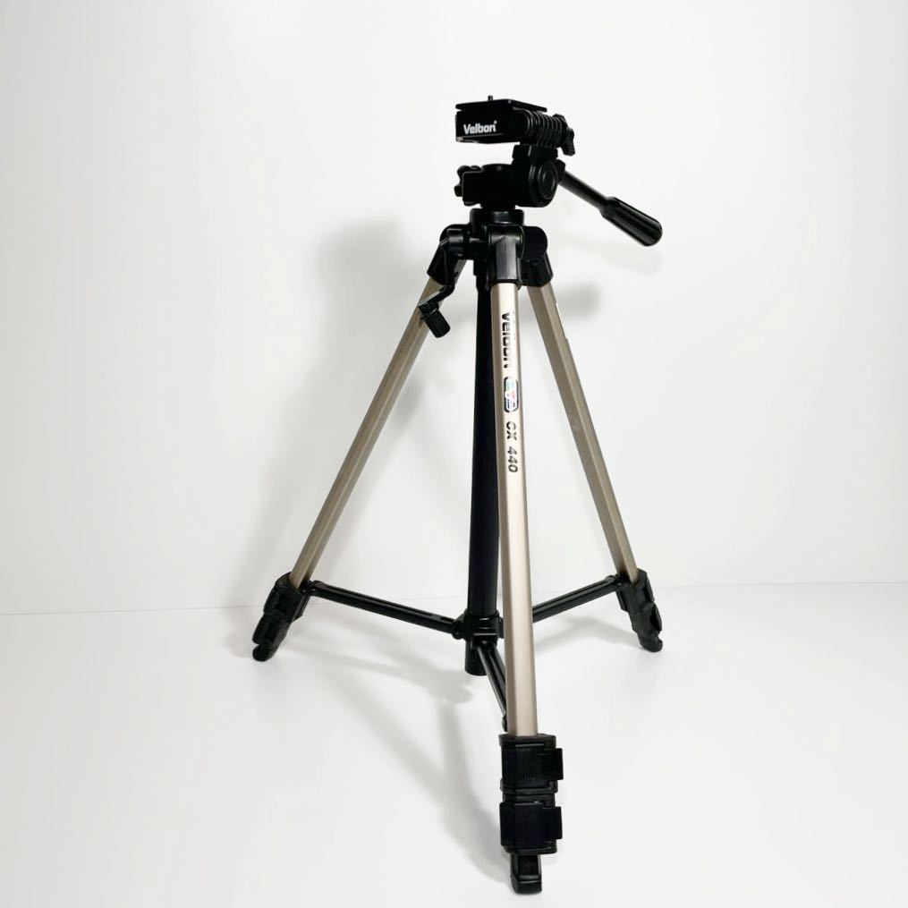 Velbon ベルボン カメラ三脚 CX 440 3段 三脚 中型 アルミ製 クイックシュー_画像1