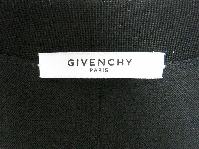 [GIVENCHY]ji bread si-* long thin cardigan * super-beauty goods # black # * postage included!