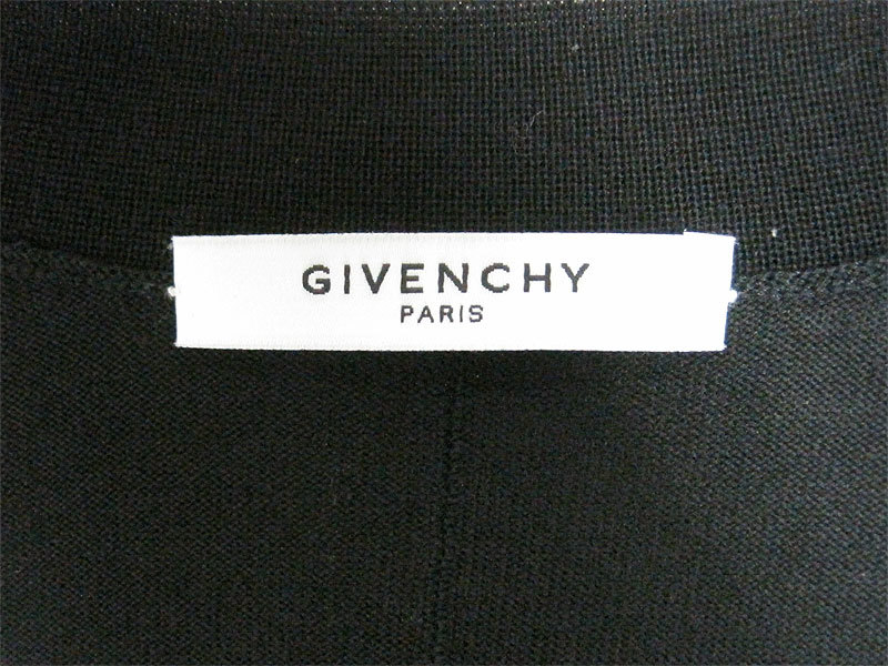 【GIVENCHY】ジパンシー＊ロング薄手カーディガン ☆ 超美品 ■ブラック■ ◎送料込み！_画像3