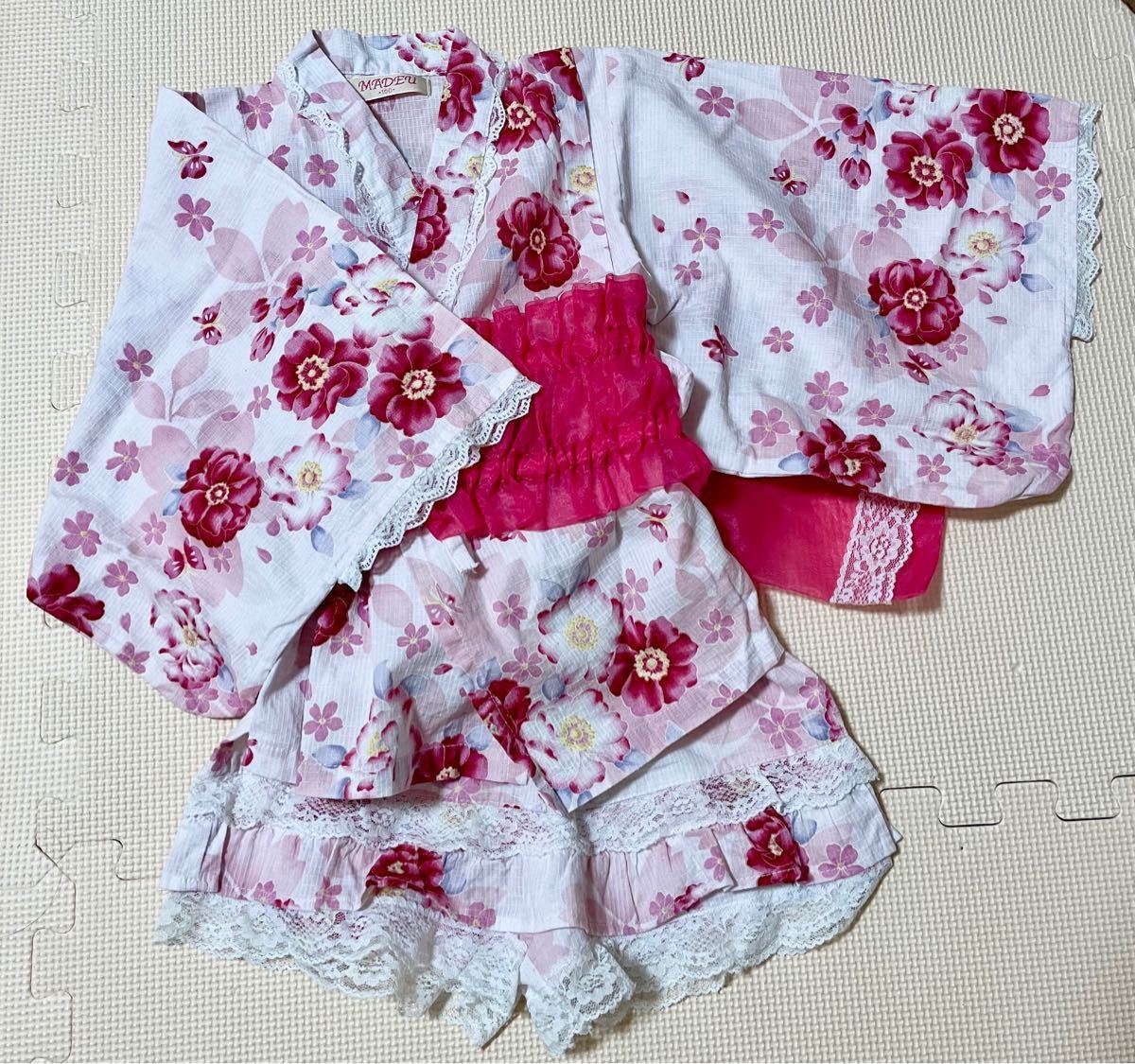 Paypayフリマ 浴衣ドレス 100cm 花柄 セパレート浴衣 女の子浴衣 しまむら Paypayフリマ 浴衣ドレス 100cm 花柄 セパレート浴衣 女の子浴衣 しまむら