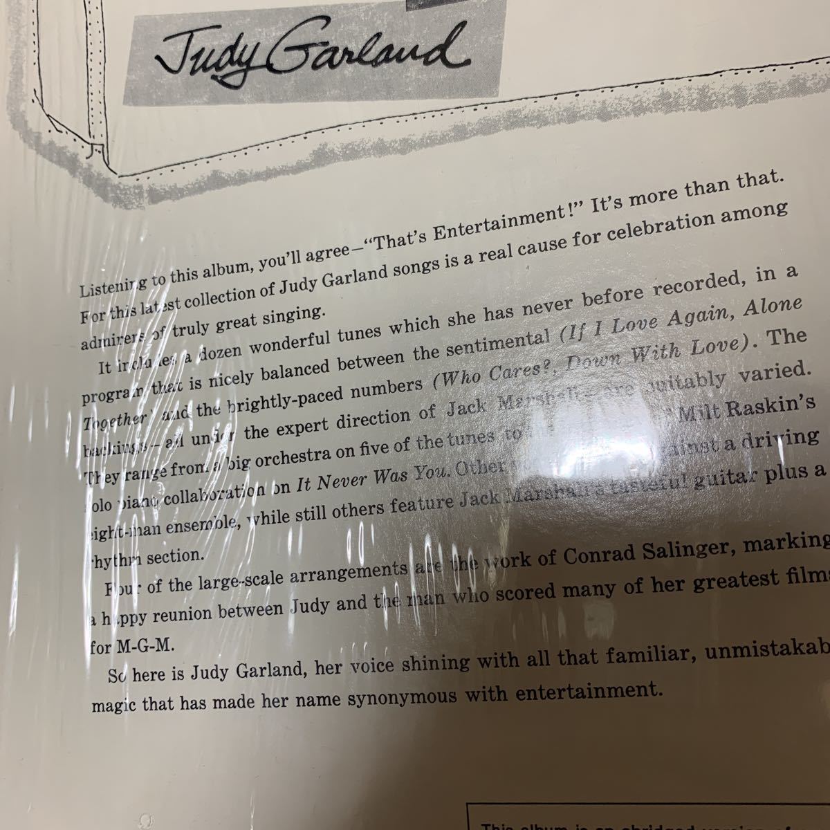 LP Judy * Galland ultra rare goods [that\'s entertainment] she. ... last. album, not yet compilation bending great number, perhaps only. stereo recording 