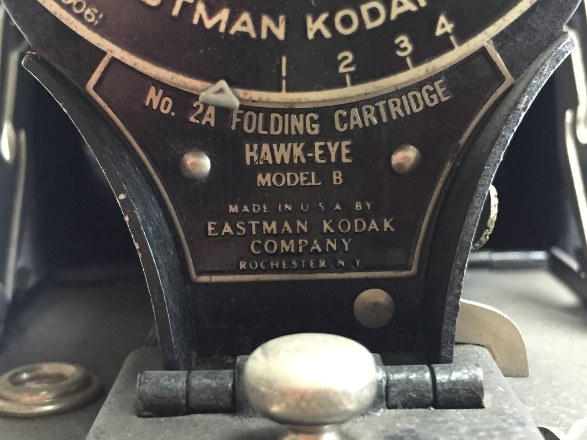 ☆HAWK-EYE EASTMANKodakイーストマンコダック NO.2 A FOLDING MODEL B 蛇腹カメラ 中判カメラ アンティークカメラ 81604245_画像4