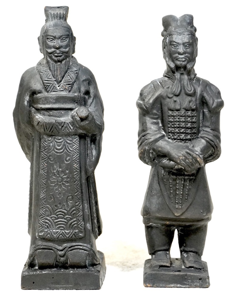 Yahoo!オークション - 中国古玩 中国古美術 唐物 陶器製 兵馬俑 秦の