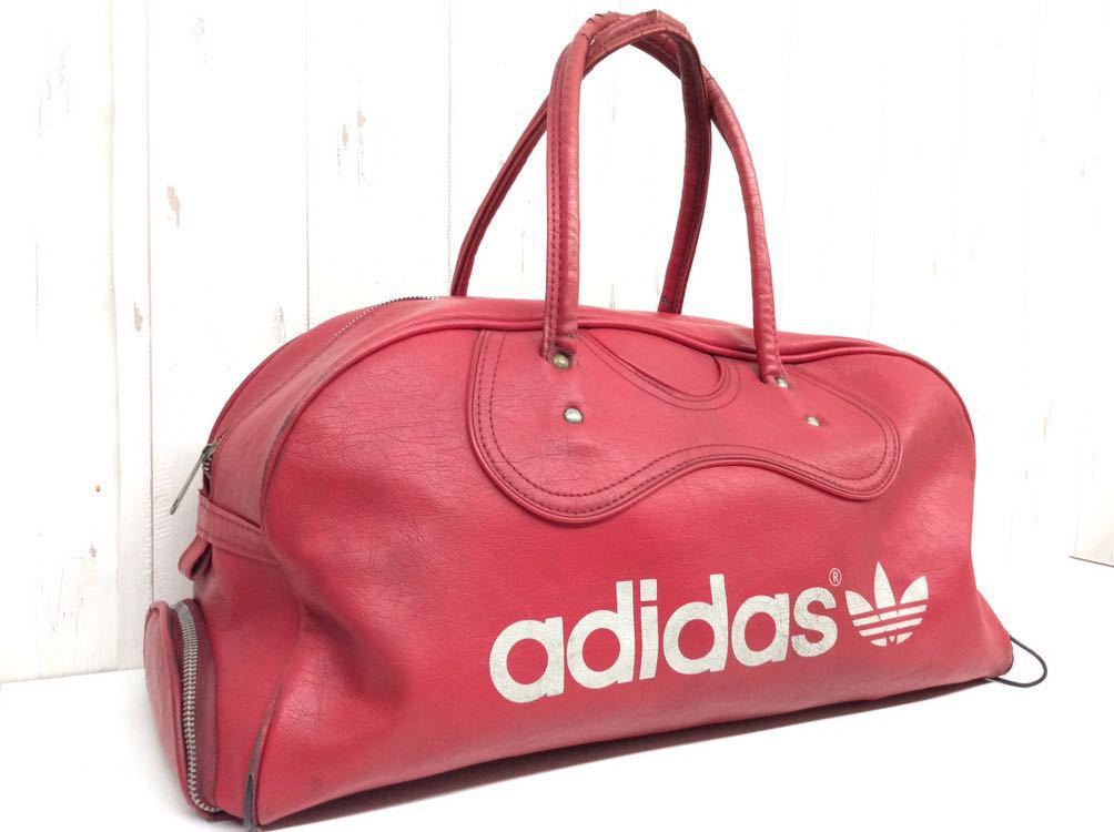 Vintage 【 adidas 】 Boston Bag アディダス ボストンバック スポーツバック 中古品 ヴィンテージ オールド 70’s  80’s 昭和レトロ
