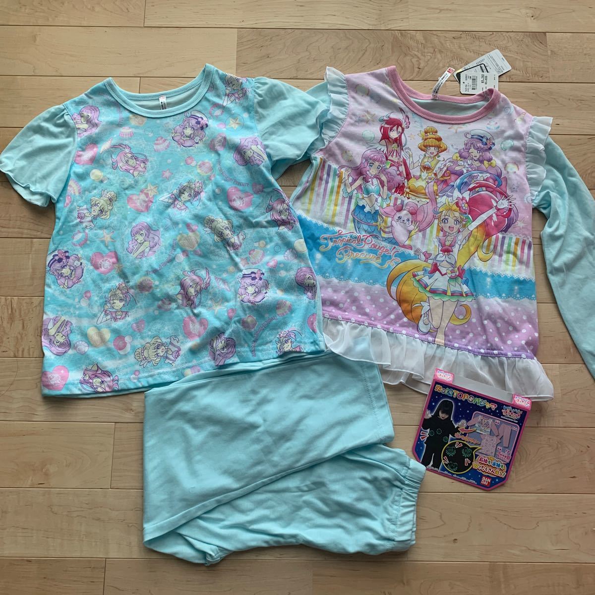 Paypayフリマ トロピカルージュ プリキュア 光るパジャマ 半袖 長袖 ブルー 130 総柄 Paypayフリマ トロピカルージュ プリキュア 光るパジャマ 半袖 長袖 ブルー 130 総柄
