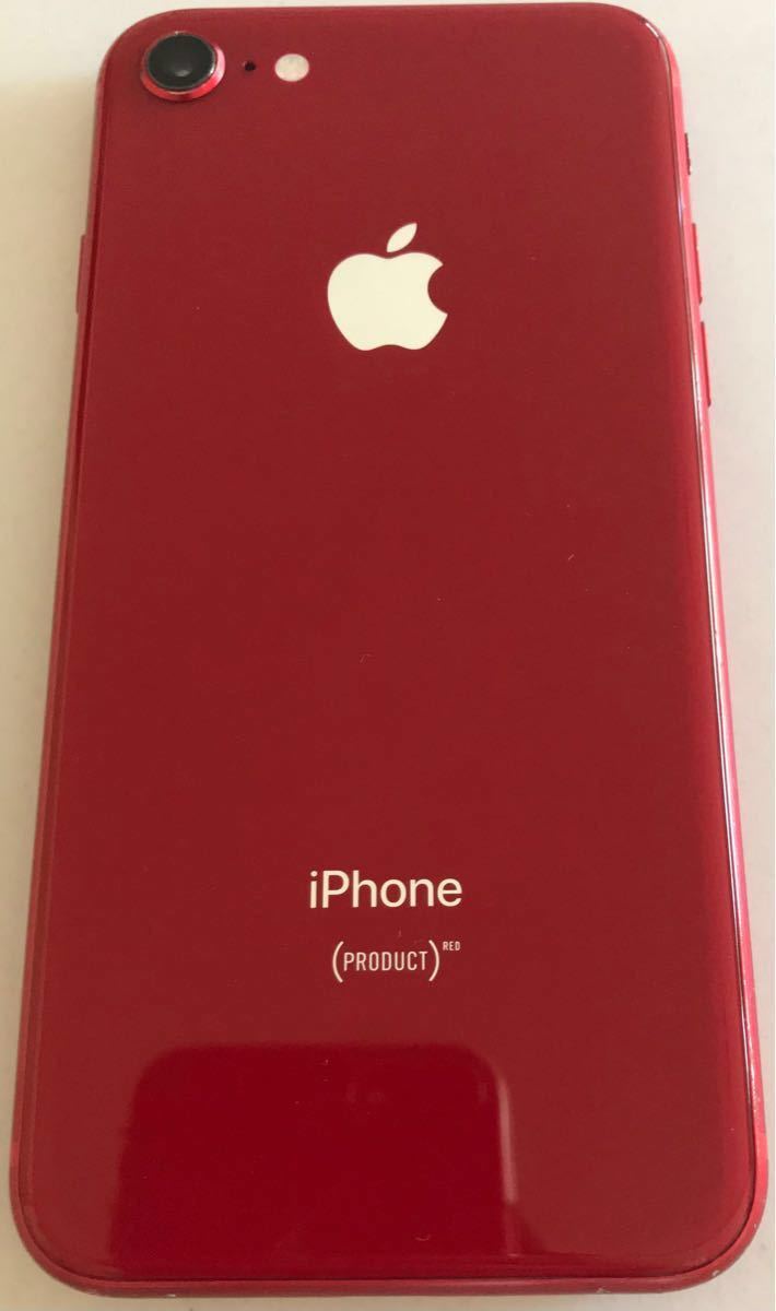 名入無料送料無料 iPhone 8 Plus 64GB Red SIMロック解除済 公式3年 