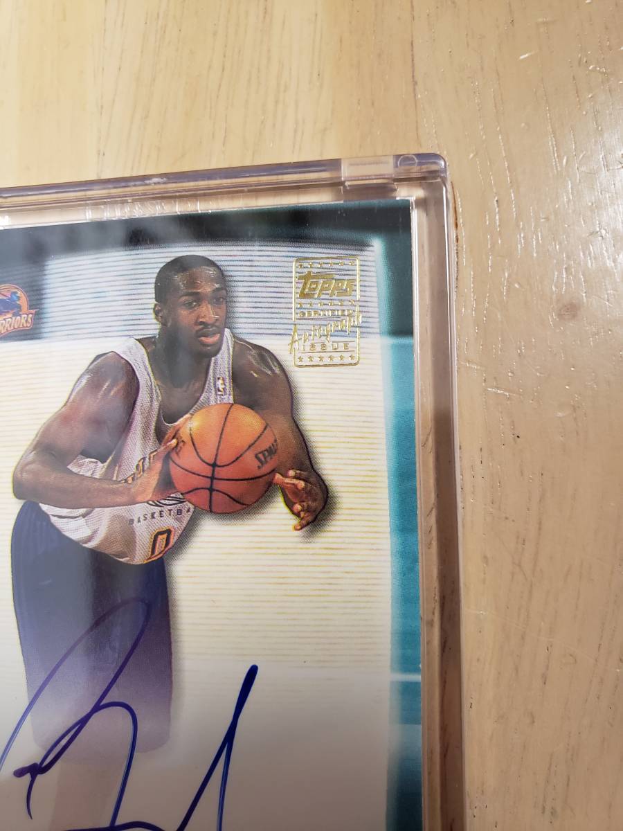 サイン 2001 -02 Topps GILBERT ARENAS RC Auto / ギルバート アリーナス Autograph _画像4