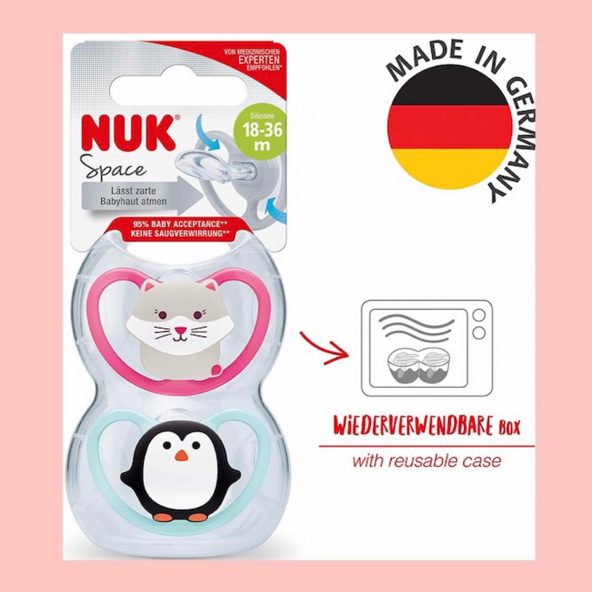 Paypayフリマ 新品 ヌーク Nuk おしゃぶり 18 36ヶ月 2個セット 日本未発売 Paypayフリマ 新品 ヌーク Nuk おしゃぶり 18 36ヶ月 2個セット 日本未発売