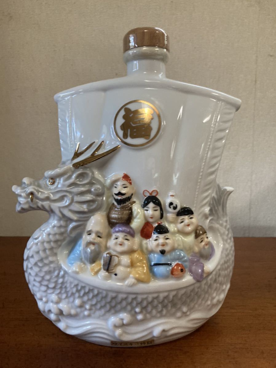 NIKKA WHISKY スーパーニッカ 干支ボトル 開運七福竜 宝船 七福神 国産 ...