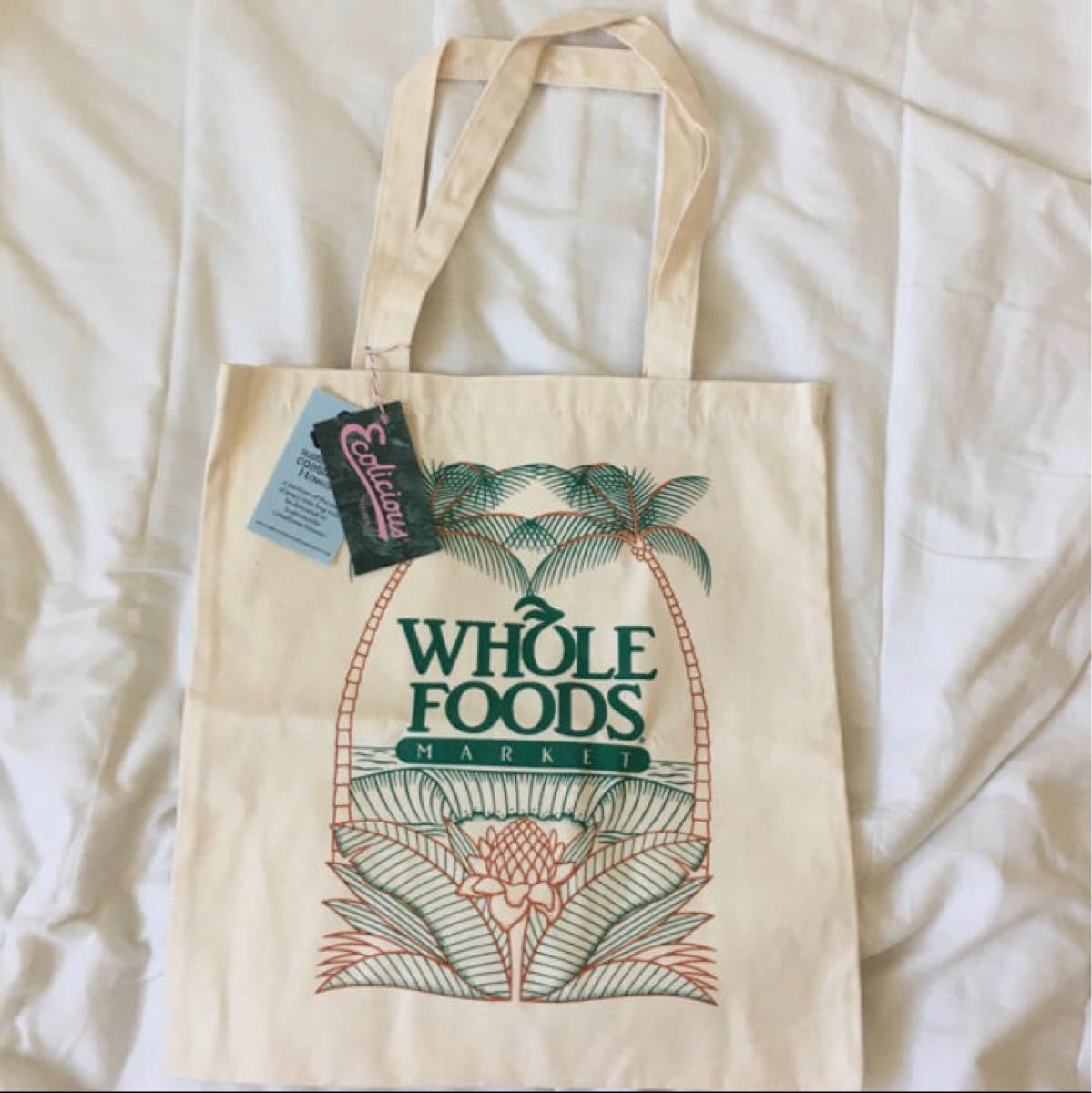 WHOLE FOODS bag新品未使用ホールフーズ エコバッグ トートバッグ