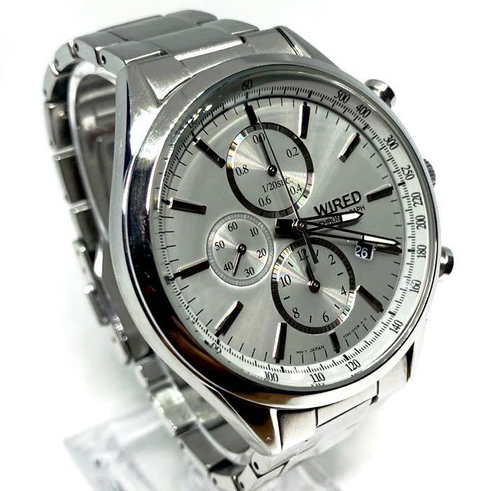美品 電池新品 送料込 セイコー SEIKO ワイアード WIRED クロノ 美品 電池新品 送料込 セイコー SEIKO ワイアード WIRED クロノ